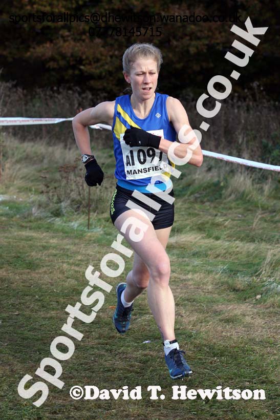 Senior women, 2016 National Cross Country Relays, Berry Hill Park, Mansfield. Photo: David T. Hewitson/Sports for All Pics